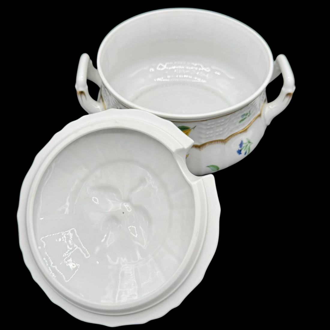 Villeroy & Boch / Heinrich Bel Campo: Suppenterrine / Terrine / Ragoutschüssel mit Deckel, groß (15295741395268)