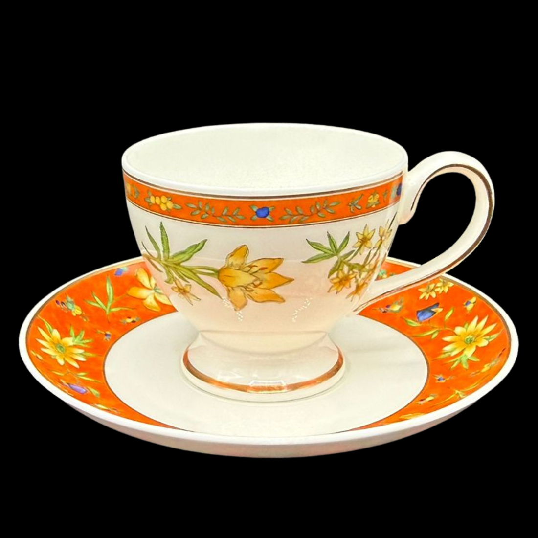 Villeroy & Boch Celine / Selina: Mokkatasse / Espressotasse mit Unterteller (15297096548676)