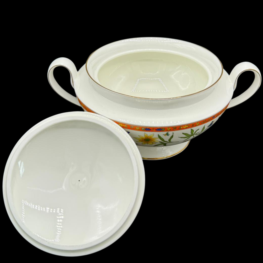 Villeroy & Boch Celine / Selina: Terrine / Suppenterrine / Schüssel mit Deckel (7120801824905)