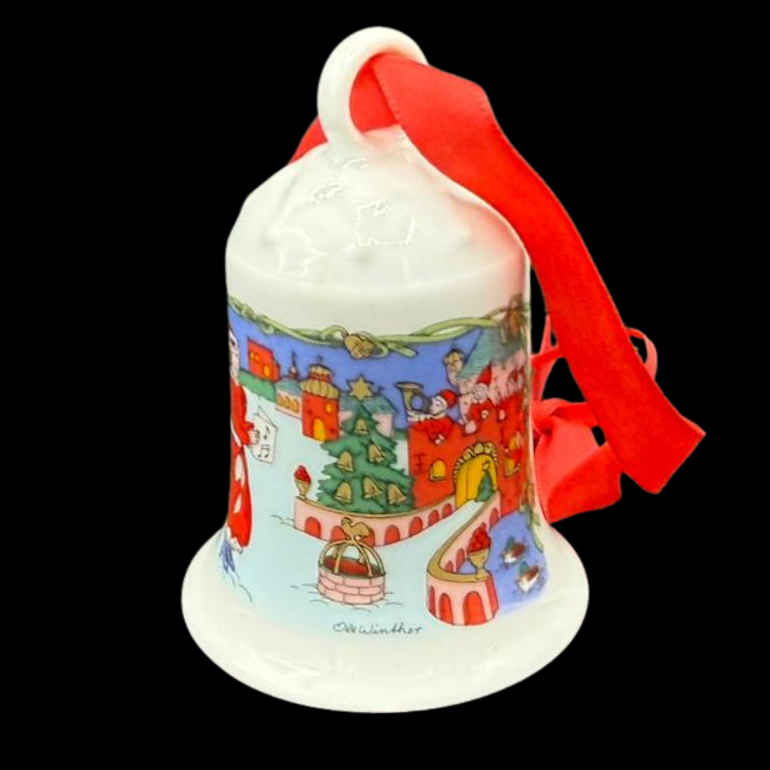 Hutschenreuther Weihnachtsglocke: 1996 In der Burg - neu (8545160692036)