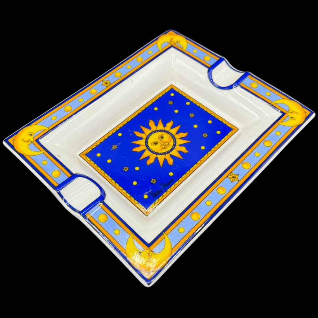 Villeroy & Boch Sun, Moon and Stars: Aschenbecher blau (7120883024009)