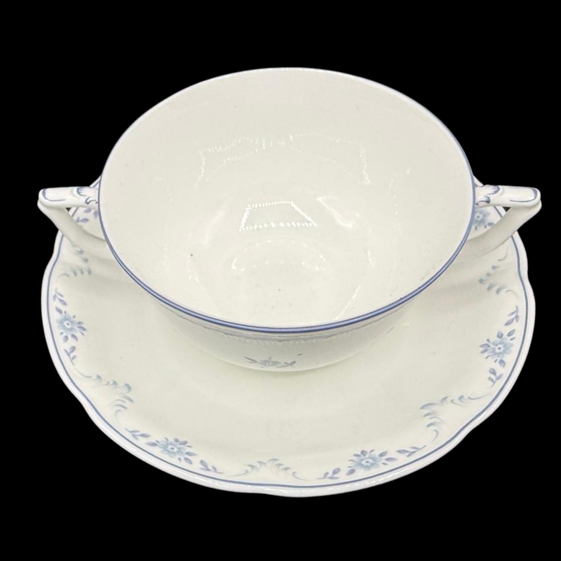 Villeroy & Boch Vienna: Suppentasse mit Unterteller - neu (7120754475145)