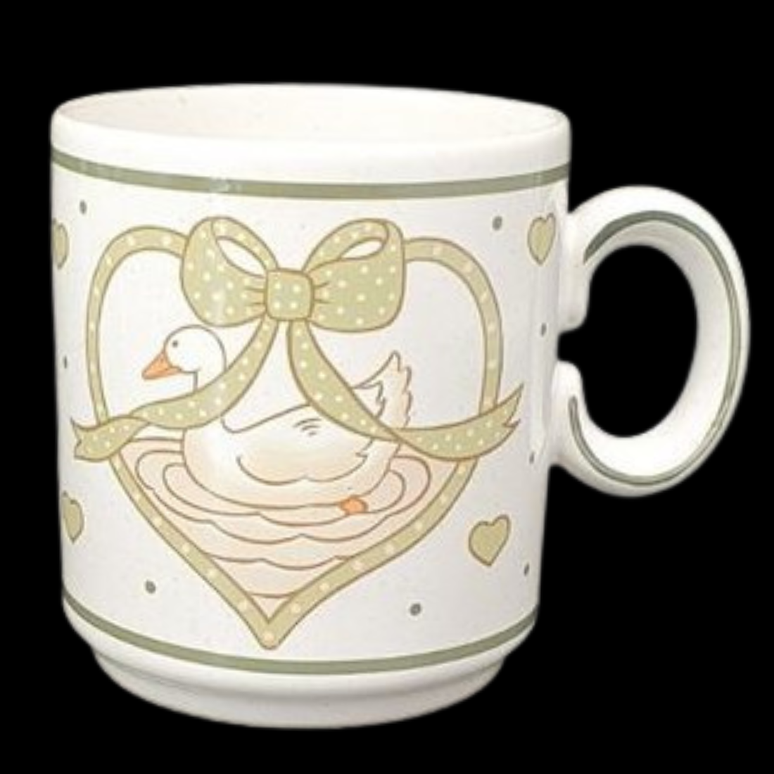 Pfalzkeramik Gänseglück: Kaffeebecher / Henkelbecher Motiv 2