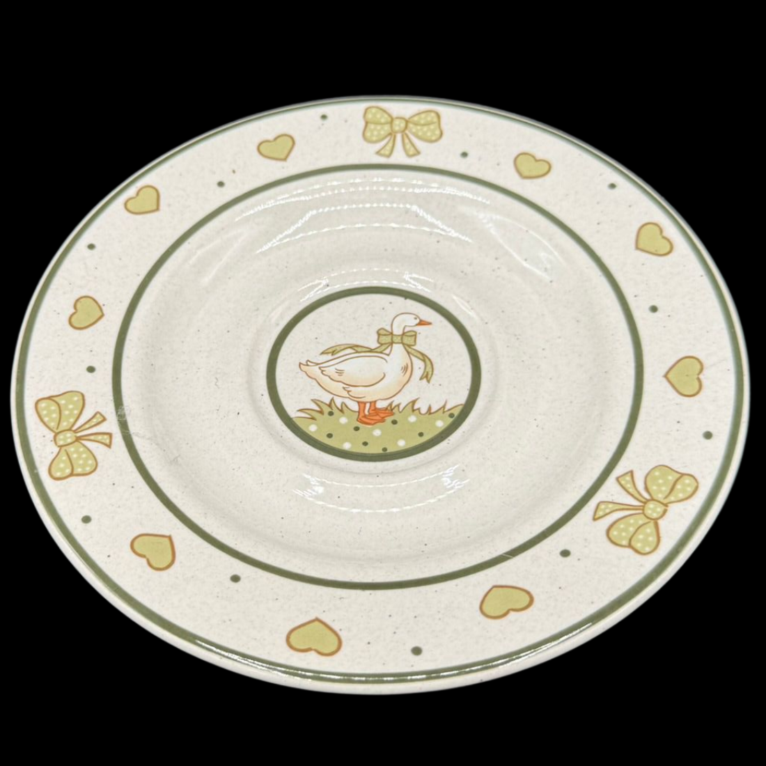 Pfalzkeramik Gänseglück: Unterteller / Untertasse - ca 15 cm