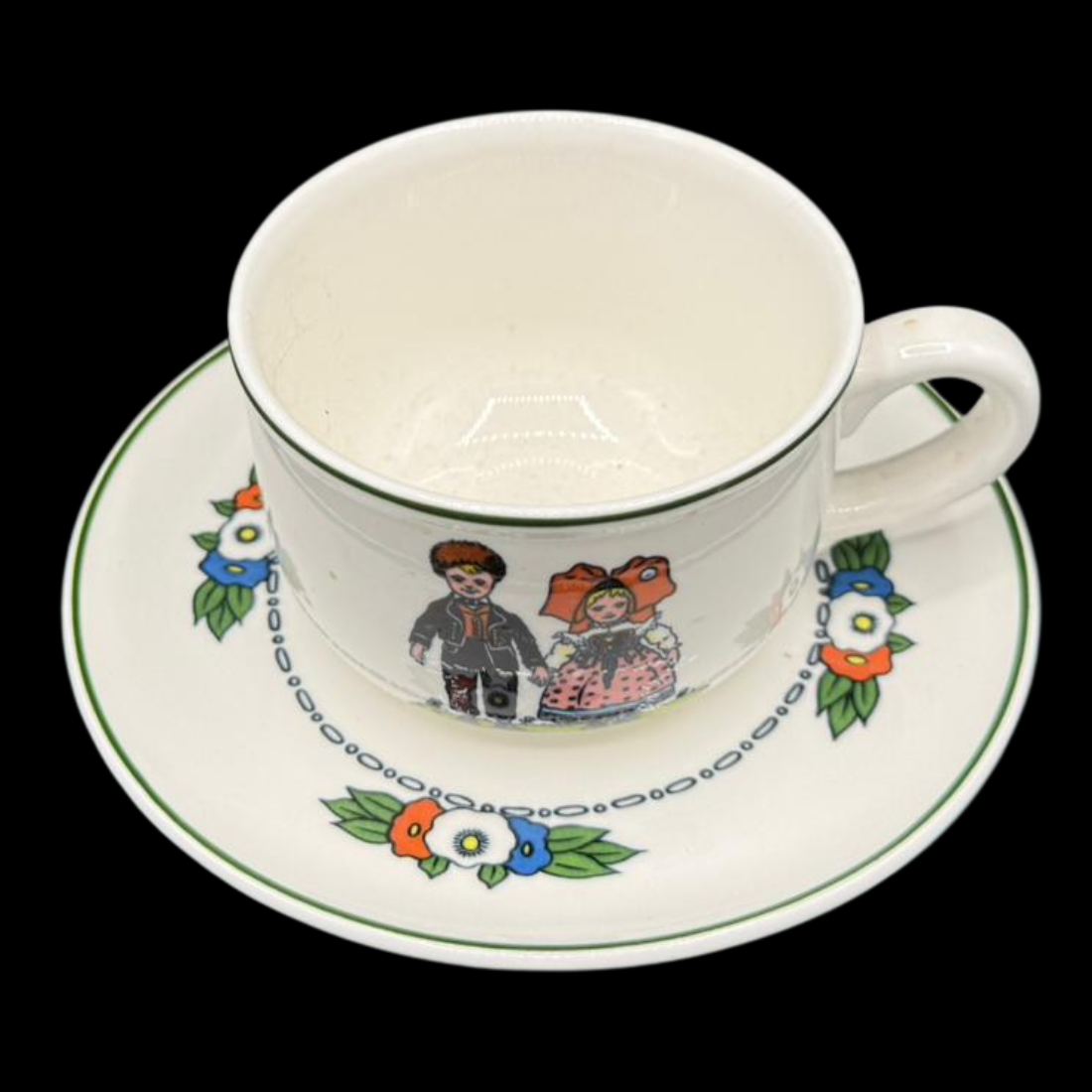 Villeroy & Boch Hansi d´alsace: Kaffeetasse / Teetasse mit Unterteller - neuwertig