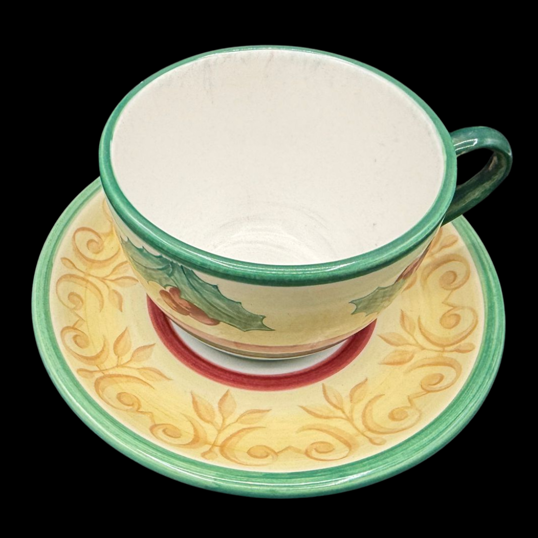 Villeroy & Boch Merry Winter: Teetasse / Frühstückstasse / Tasse mit Unterteller