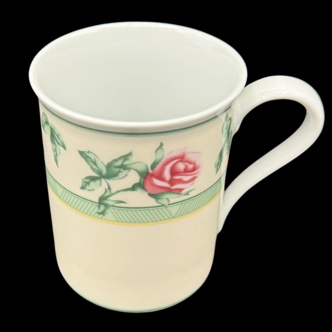 Hutschenreuther Medley Parklane: Henkelbecher / Kaffeebecher - rose