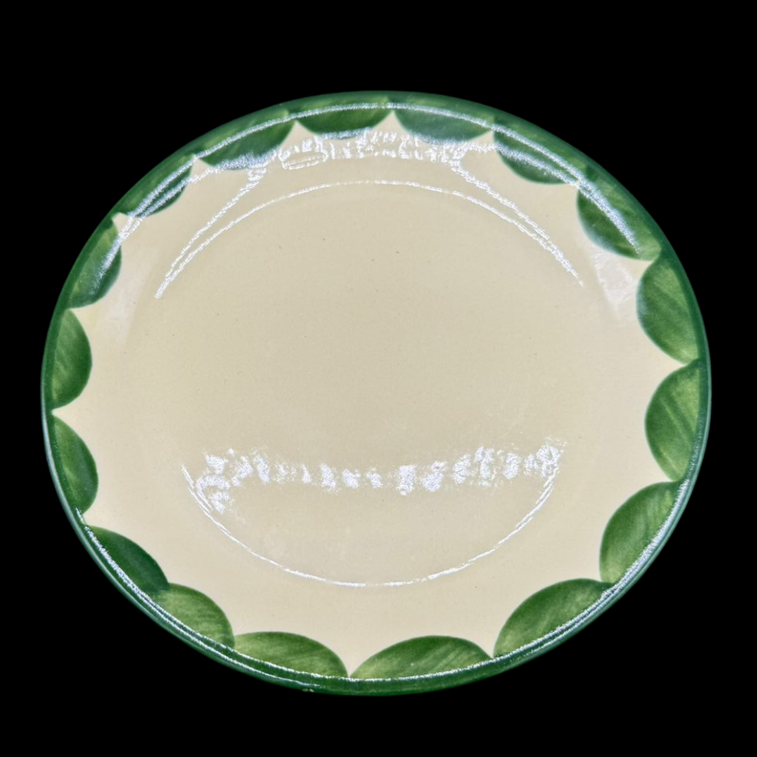 Zeller Keramik Hahn und Henne: Brotteller / kleiner Teller - 17 cm