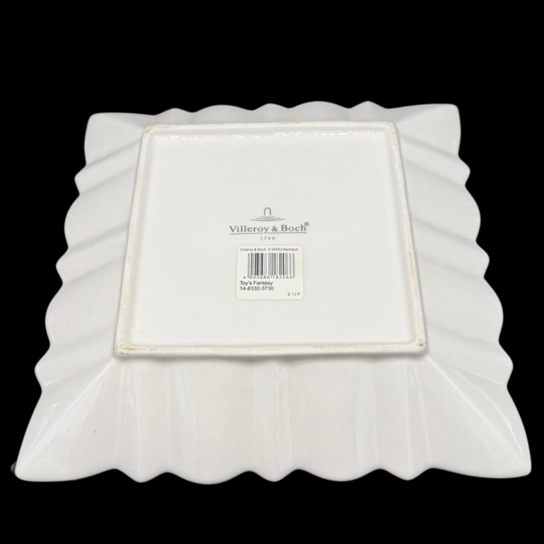 Villeroy & Boch Toy´s Fantasy: Schale, eckig / Plätzchenteller "Weihnachtsbaum" - neu