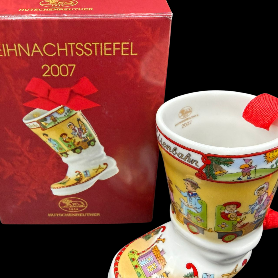 Hutschenreuther Weihnachtsstiefel: 2007 - neu und in OVP