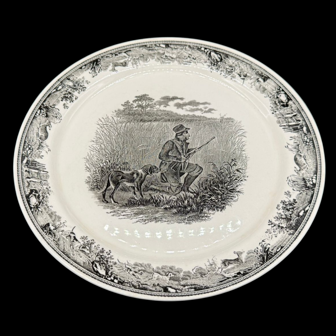 Villeroy & Boch Artemis: Speiseteller / flacher Teller - Jäger sitzt