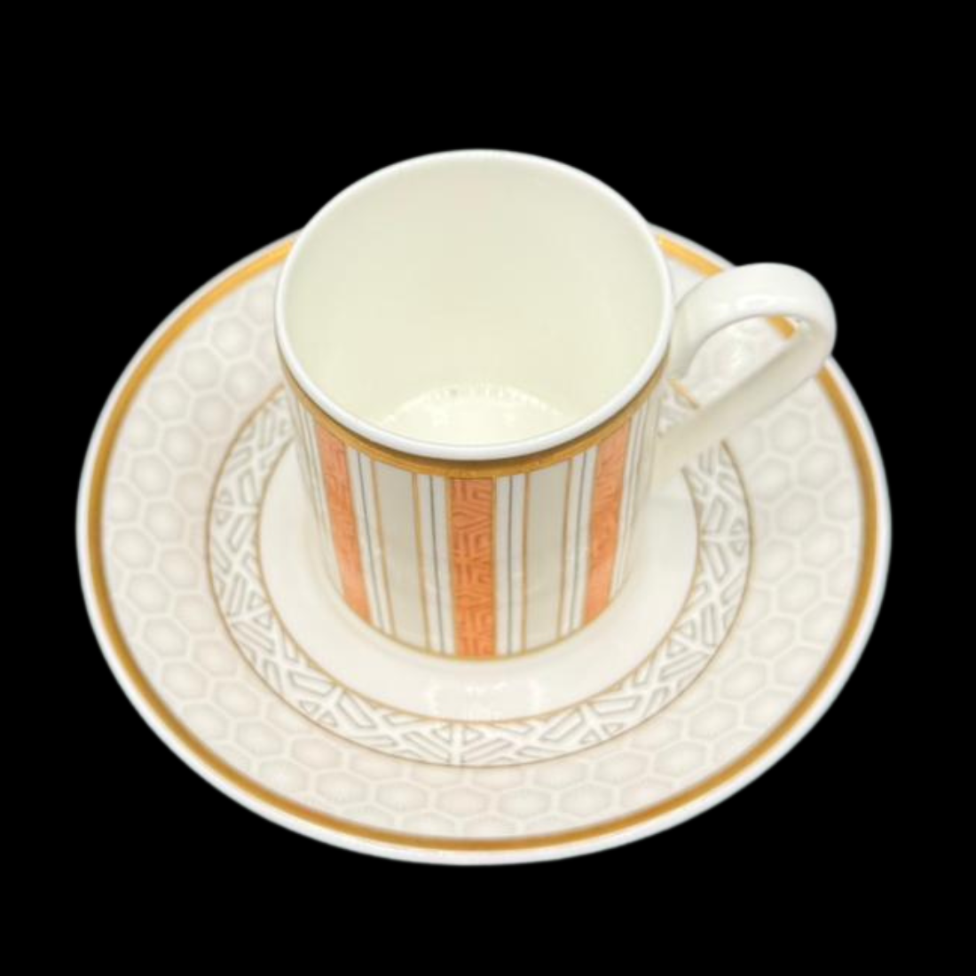 Villeroy & Boch Kimono Kutani: Mokkatasse / Espressotasse mit Unterteller