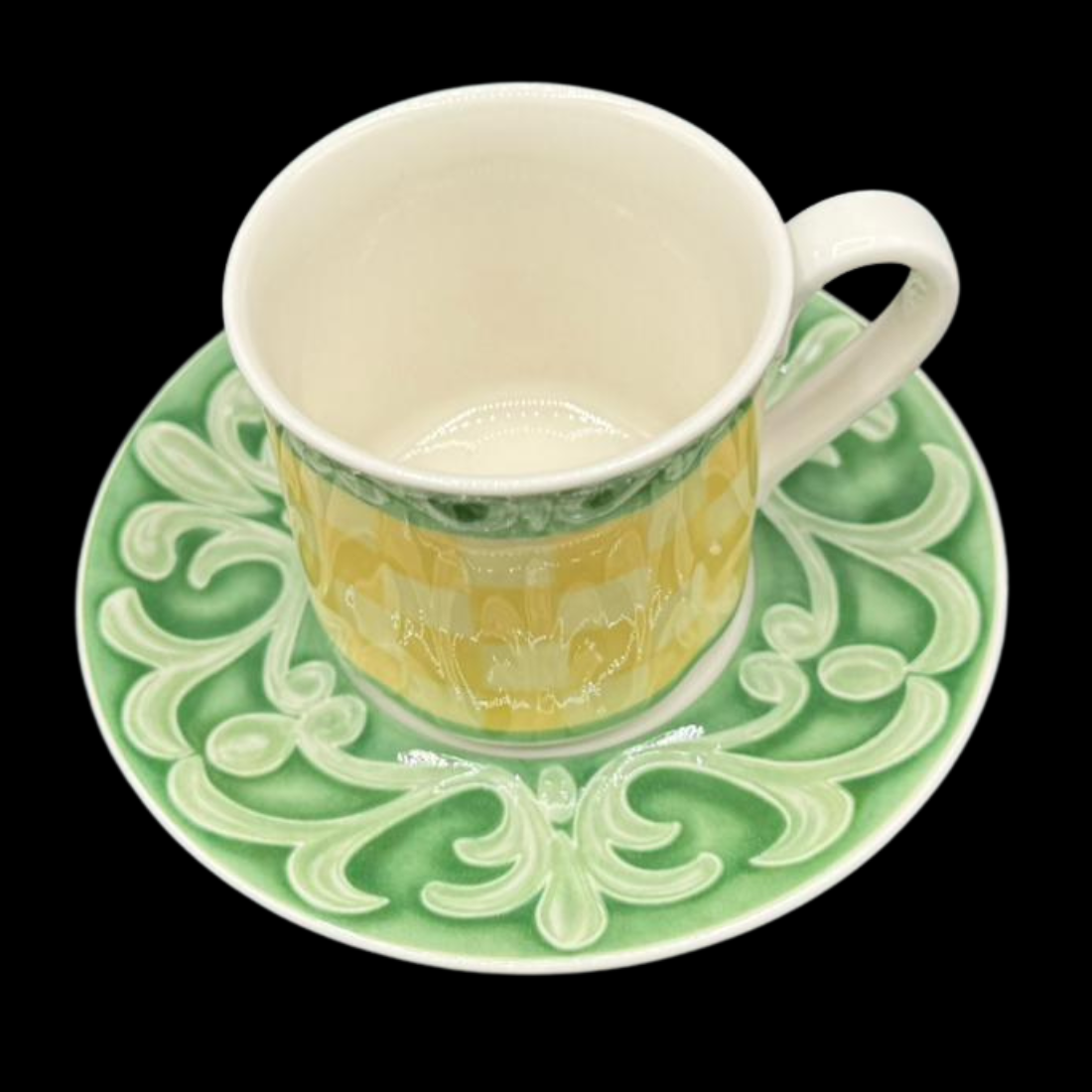 Villeroy & Boch Switch Summerhouse: Mokkatasse / Espressotasse mit Unterteller