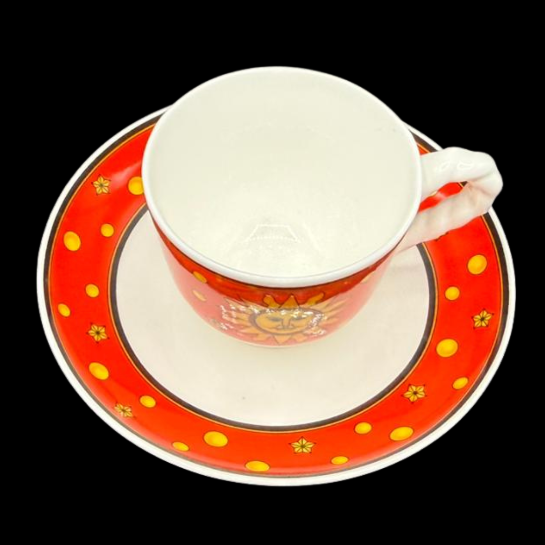 Villeroy & Boch Sun, Moon and Stars: Mokkatasse / Espressotasse mit Unterteller