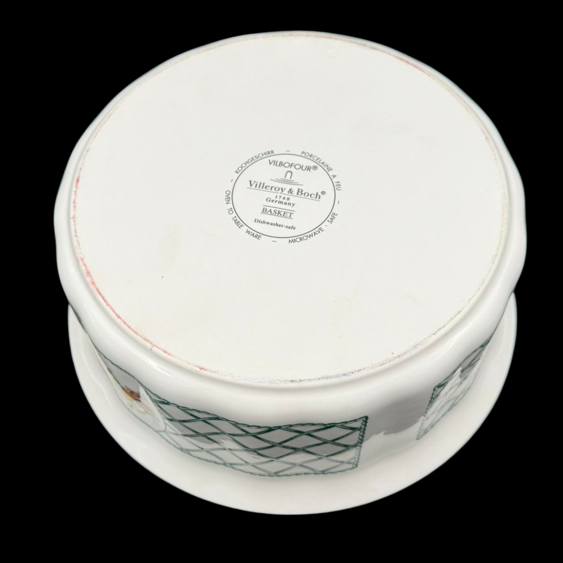 Villeroy & Boch Basket: Auflaufform / Backform, rund - neu