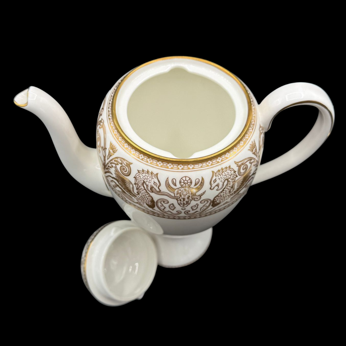 Wedgwood Gold Florentine: Kaffeekanne / Kanne