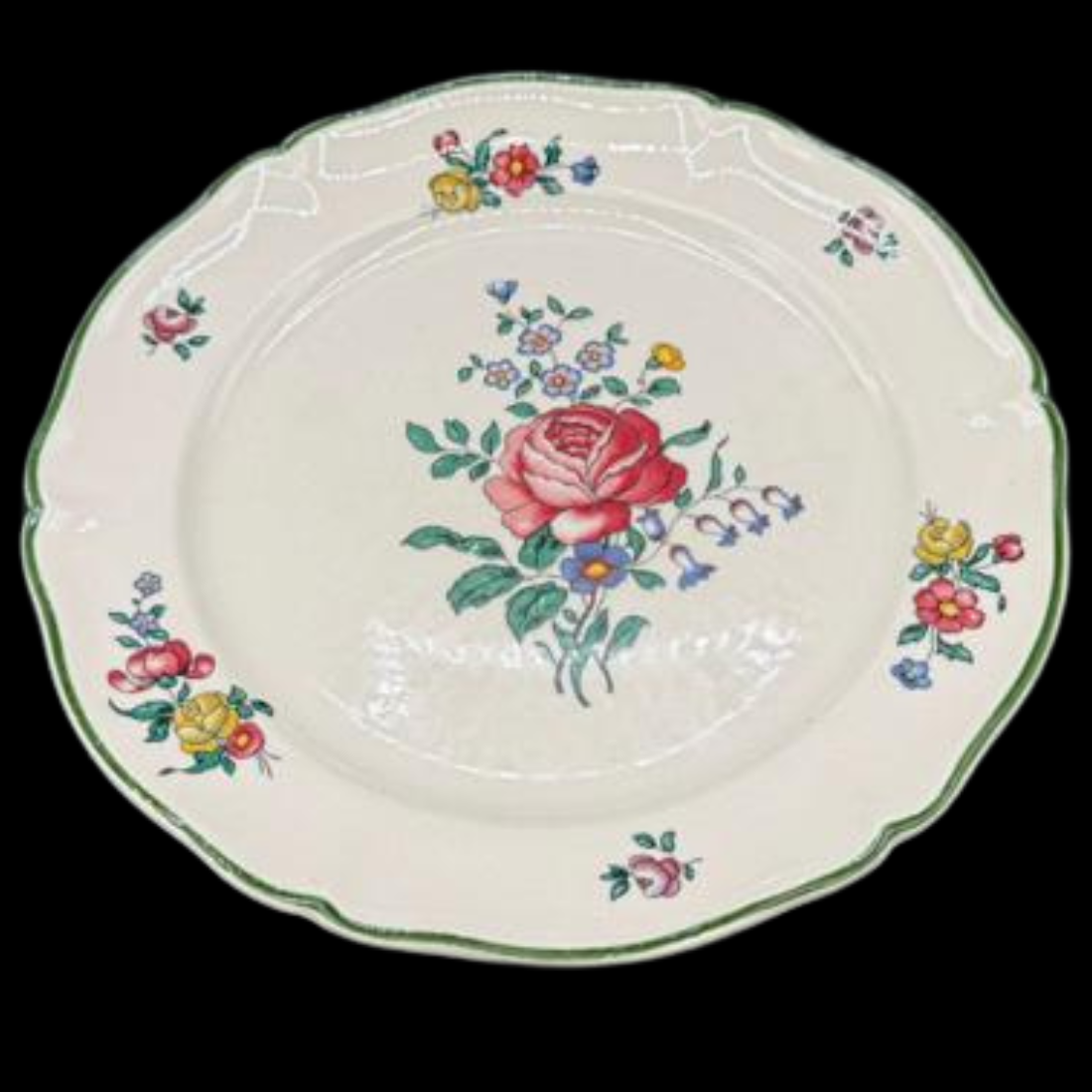 Villeroy & Boch Alt Strassburg: Kuchenteller / Frühstücksteller Rose 21cm - gebraucht