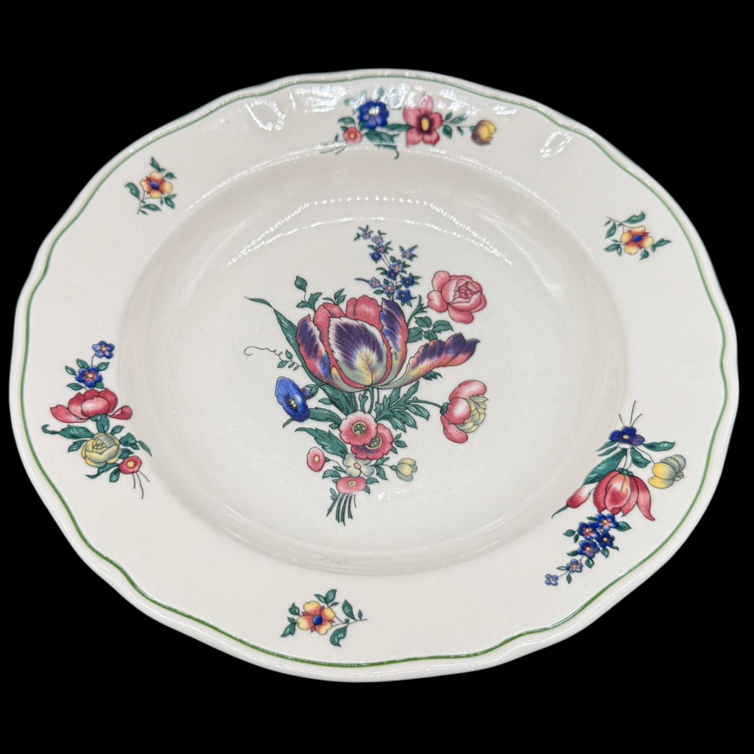 Villeroy & Boch Alt Strassburg: Suppenteller / tiefer Teller Tulpe gebraucht
