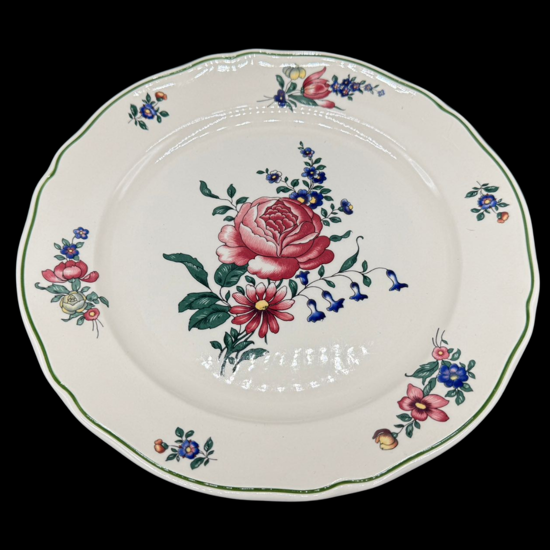 Villeroy & Boch Alt Strassburg: Speiseteller / flacher Teller - Rose 25 cm