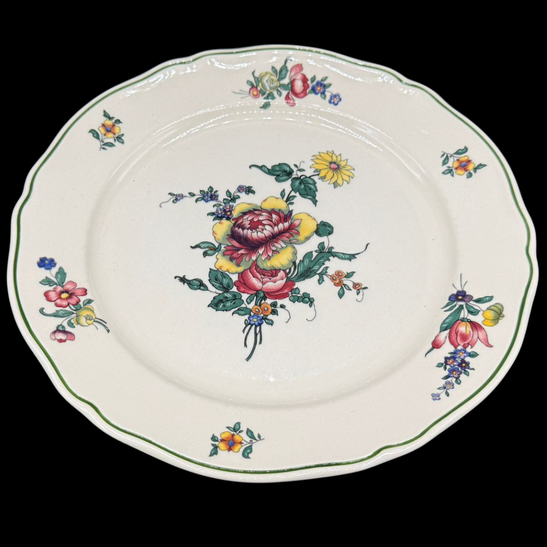 Villeroy & Boch Alt Strassburg: Speiseteller / flacher Teller - Strohblume 27 cm