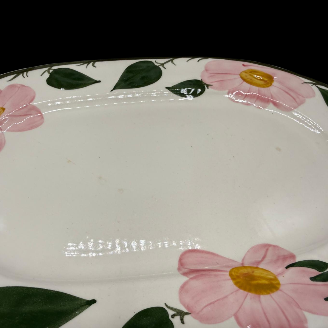 Villeroy & Boch Wildrose: Fleischplatte / Platte 33 x 22 cm - mit kleineren Mängeln