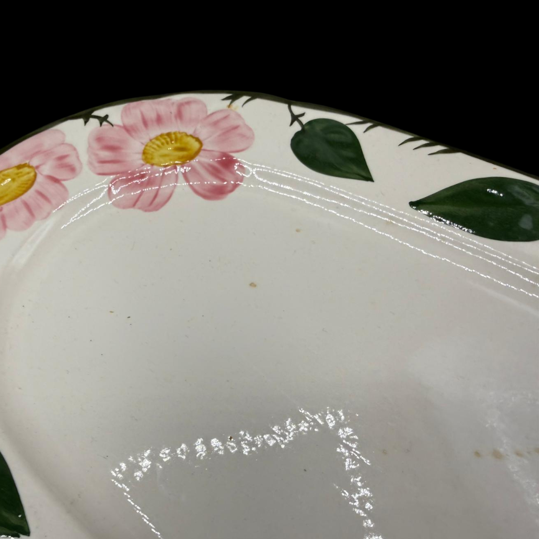 Villeroy & Boch Wildrose: Fleischplatte / Platte 40 x 27 cm - mit kleineren Mängeln