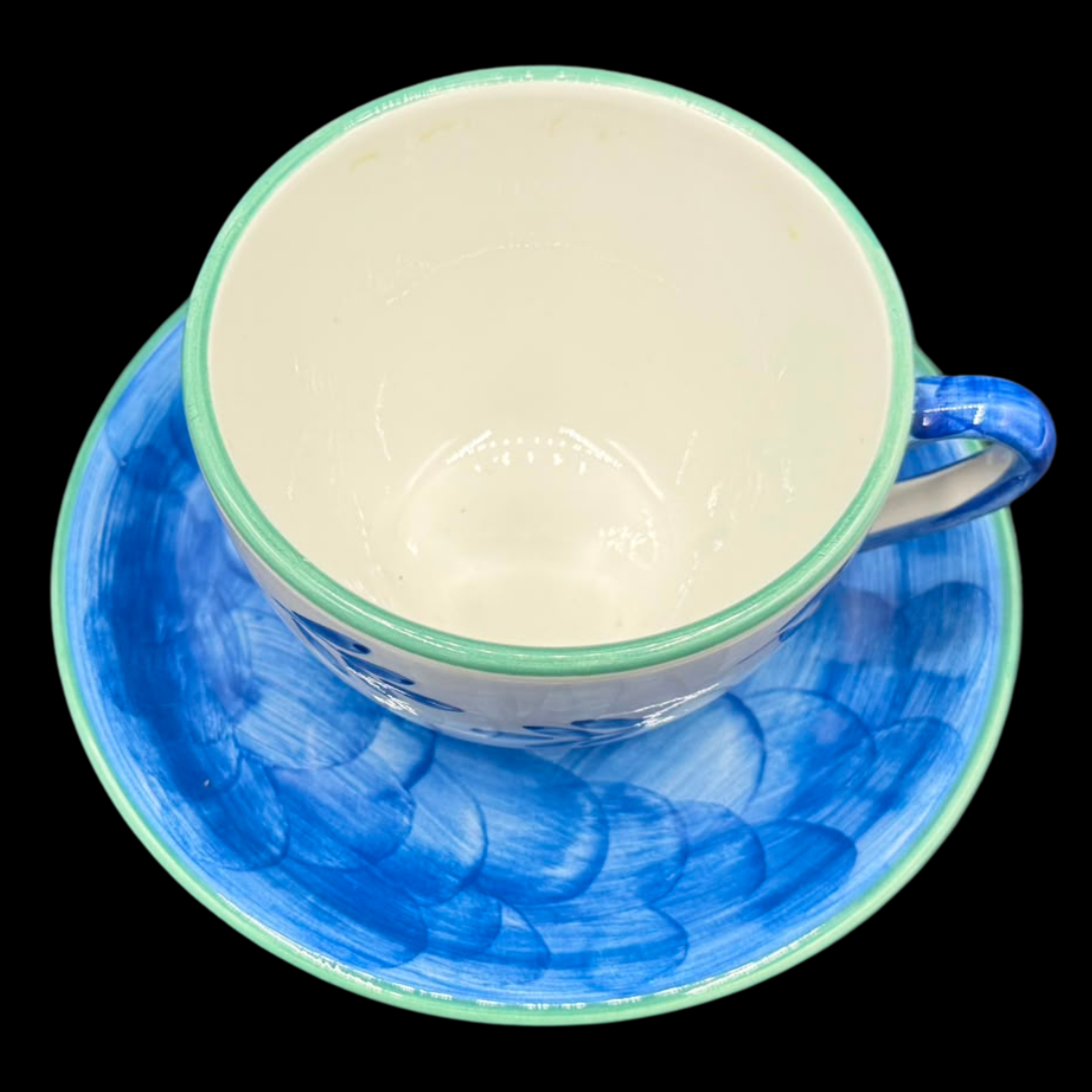 Villeroy & Boch Gallo Switch 3 Portugal: Kaffeetasse / Teetasse / Tasse mit Unterteller, Blue Leaves