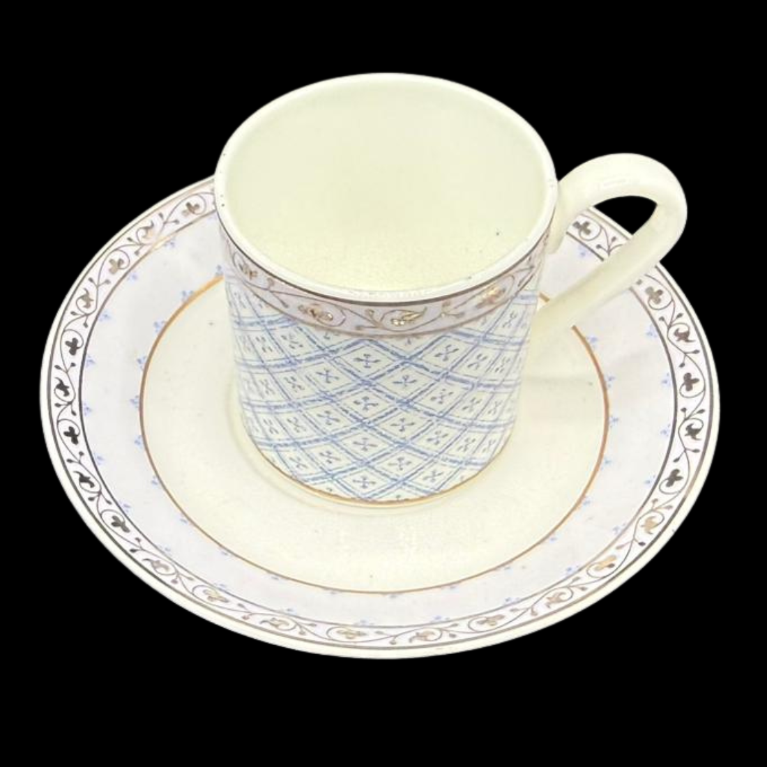 Villeroy & Boch Azurea: Mokkatasse / Espressotasse mit Unterteller - neu und OVP