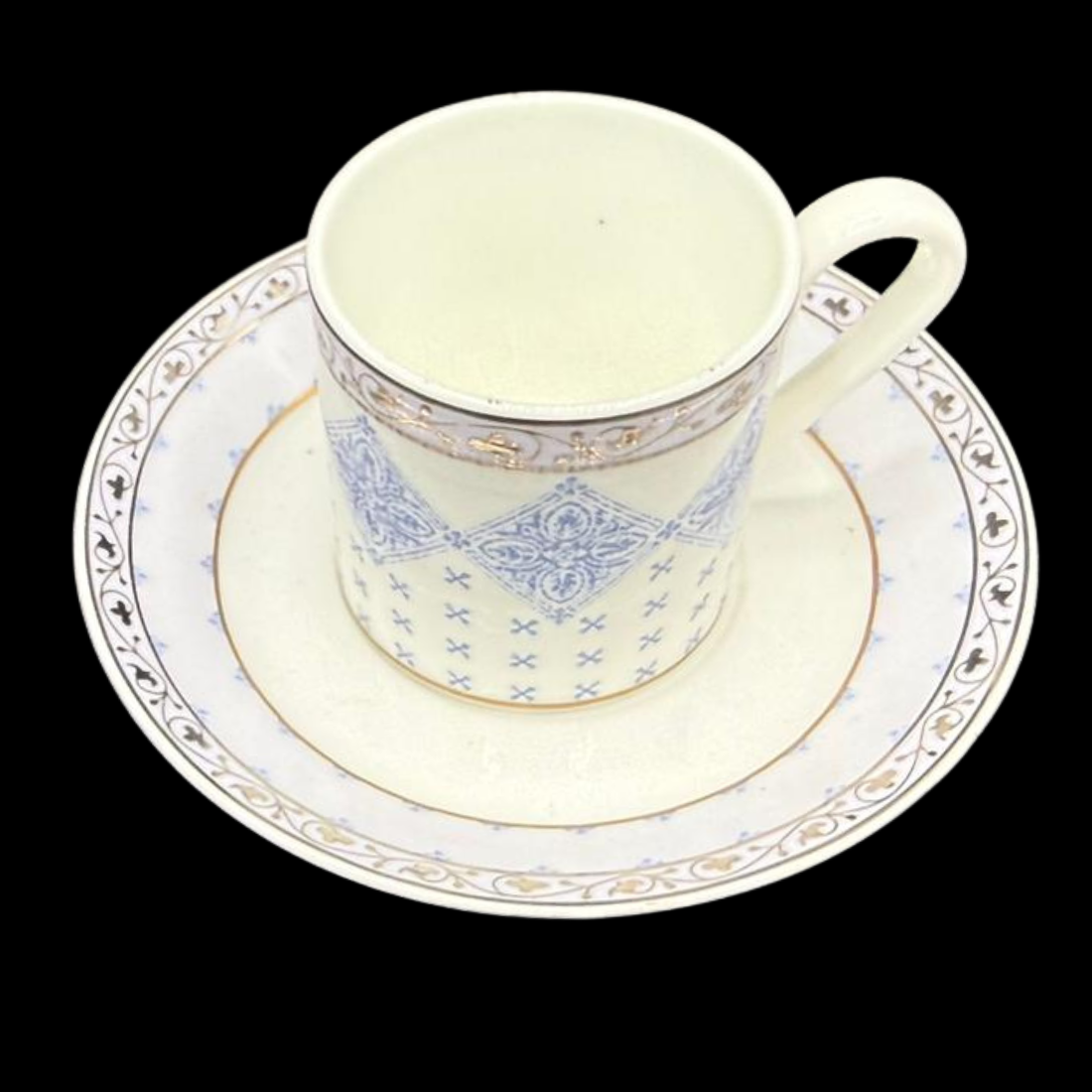 Villeroy & Boch Azurea: Mokkatasse / Espressotasse mit Unterteller - Motiv 4