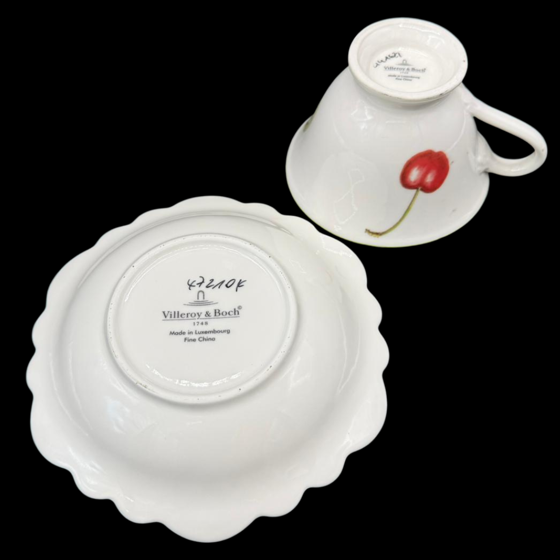 Villeroy & Boch Cascara: Teetasse / Tasse mit Unterteller