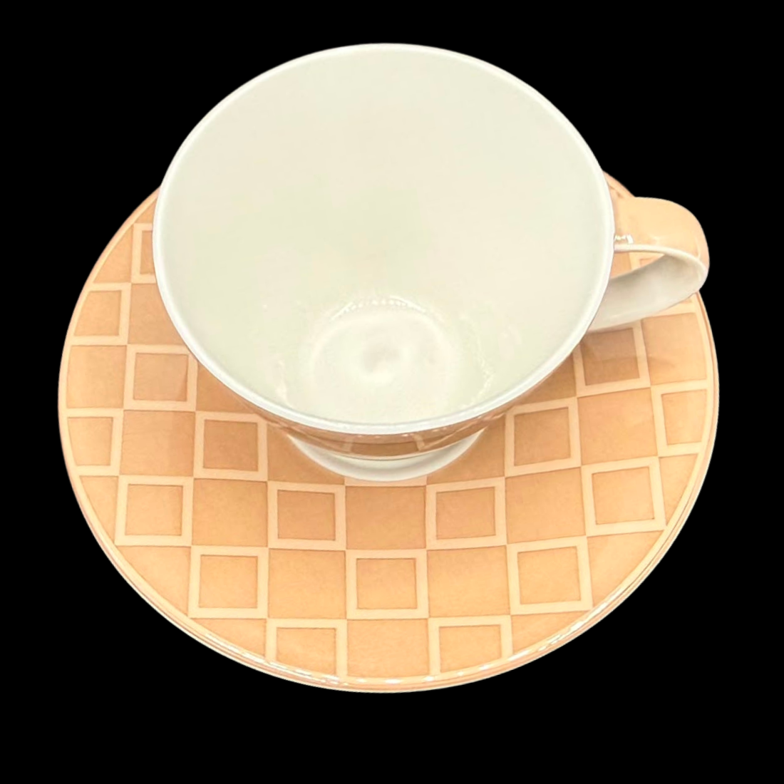 Villeroy & Boch Caffe Club: Kaffeetasse / Tasse mit Unterteller - braun