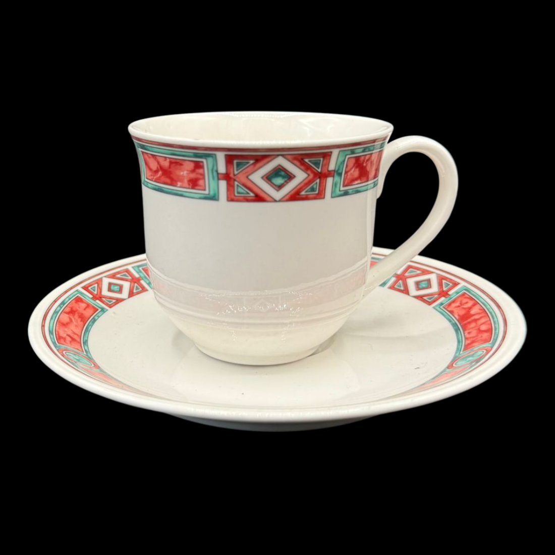 Villeroy & Boch Rialto: Kaffeetasse / Tasse mit Unterteller
