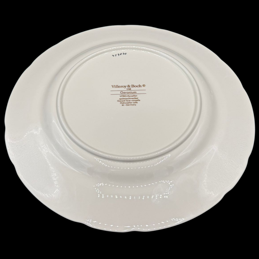 Villeroy & Boch Geranium: Platzteller / Pizzateller / Kuchenplatte - 31,5 cm