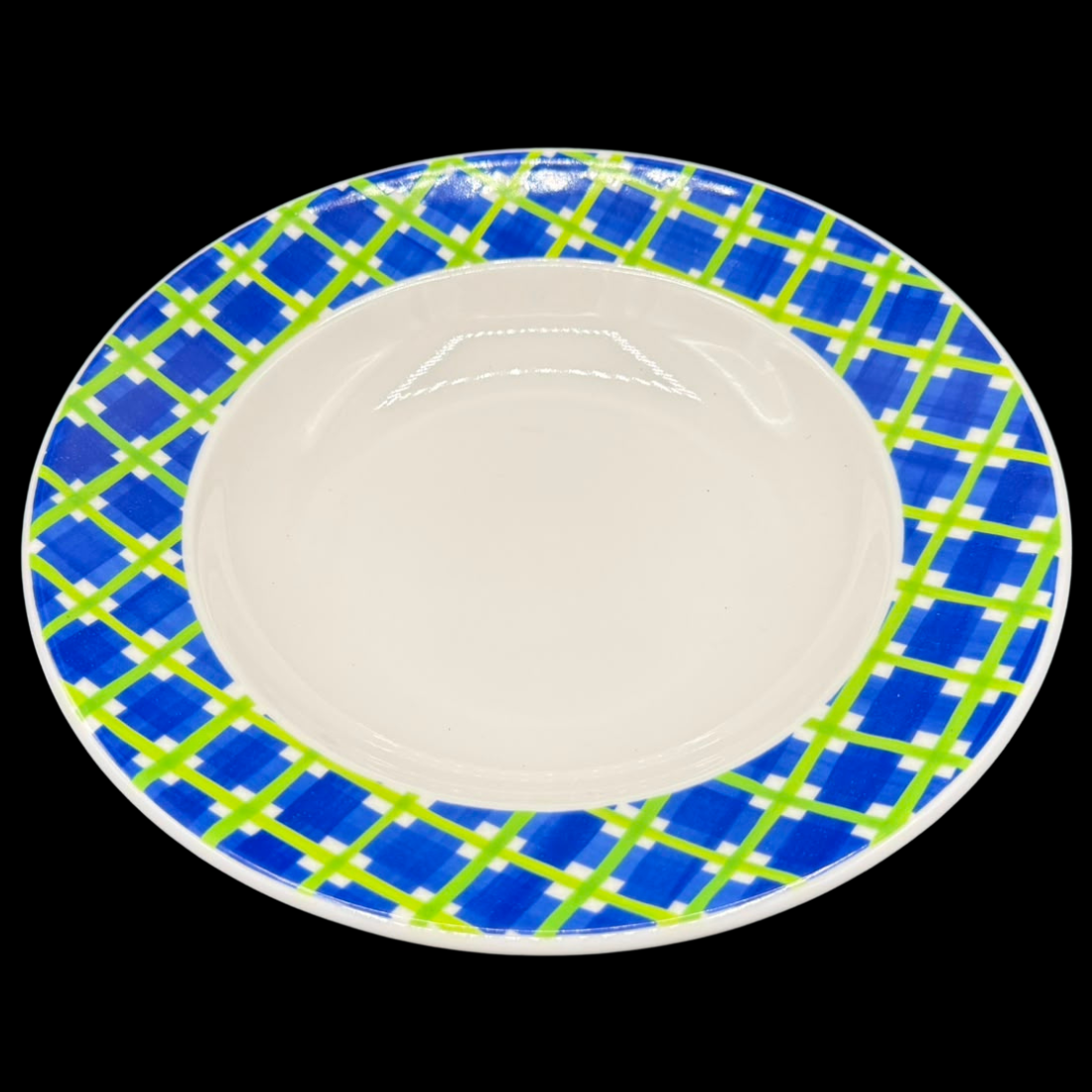 Rosenthal Casual: Suppenteller / tiefer Teller - Trellis blue