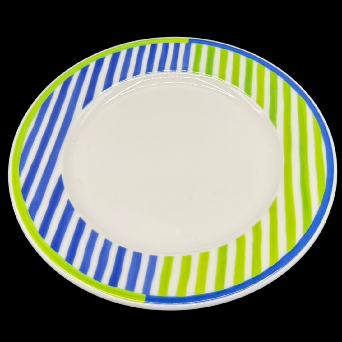 Rosenthal Casual: Speiseteller / flacher Teller - Pesto Stripes