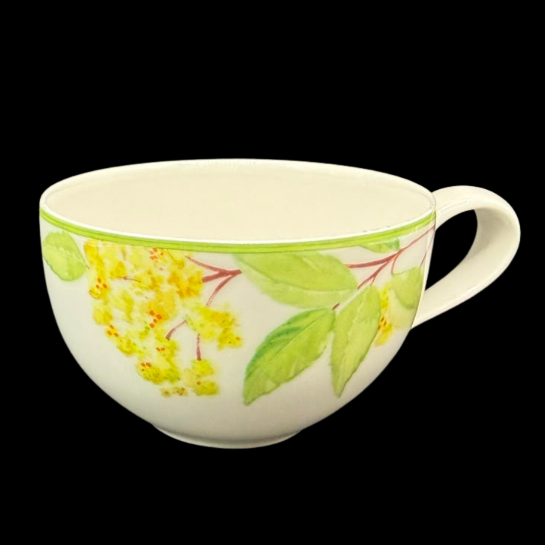 Villeroy & Boch Green Garland: Jumbotasse / Frühstückstasse XL - neu