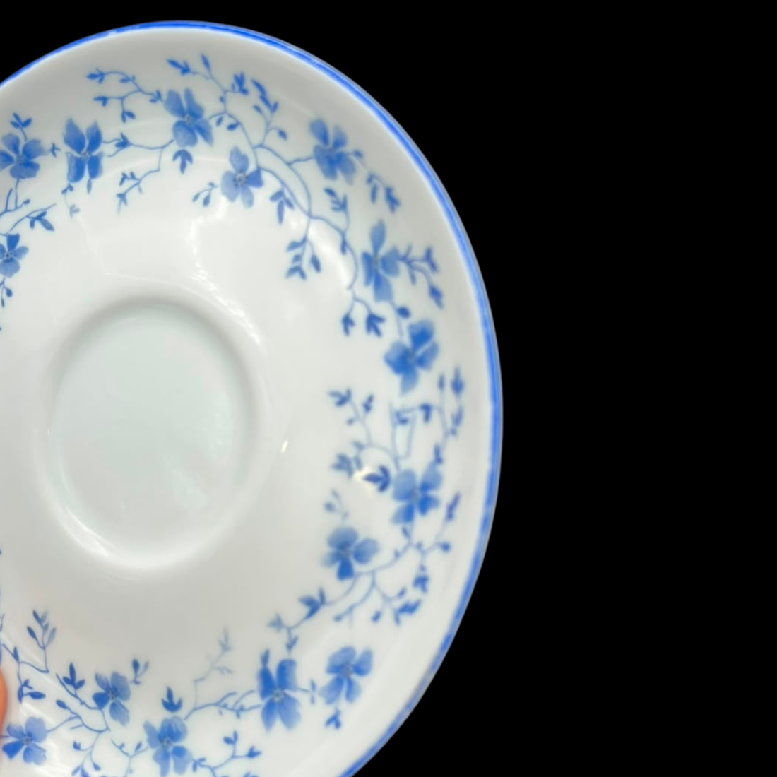 Arzberg Blaublüte: Teetasse, hoch / Tasse mit Unterteller