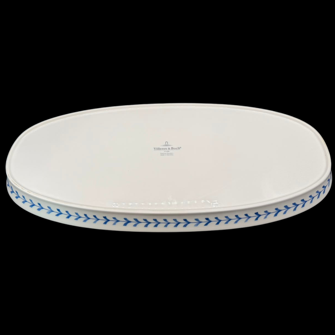 Villeroy & Boch Farmhouse Touch Blueflowers: Platte / Servierplatte / Servierteller - oval 48 cm