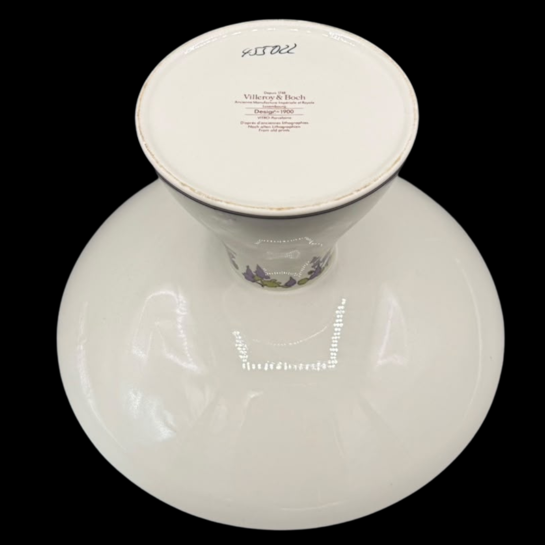 Villeroy & Boch Design 1900: Tafelaufsatz / Gebäckschale / Schale auf Fuß