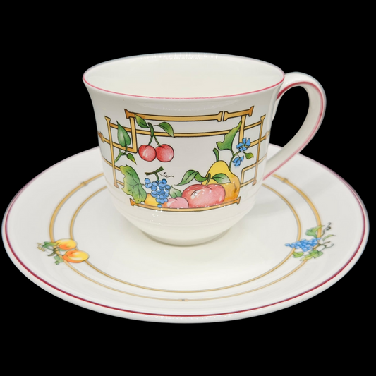 Villeroy & Boch Mon Jardin: Kaffeetasse / Tasse mit Unterteller (7120831086729)
