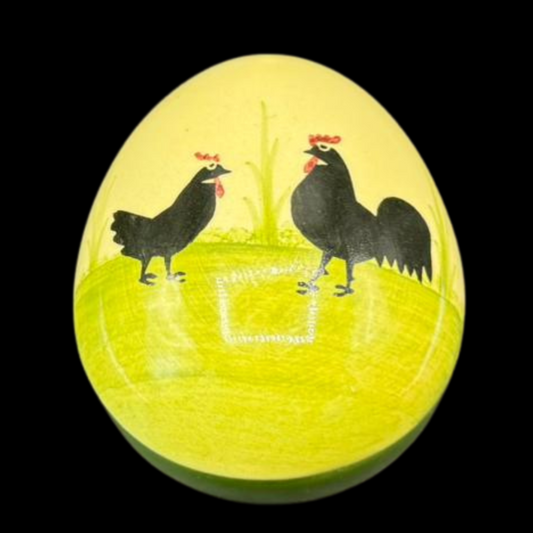 Zellerkeramik Hahn & Henne: Eierdeckeldose (15211179704644)