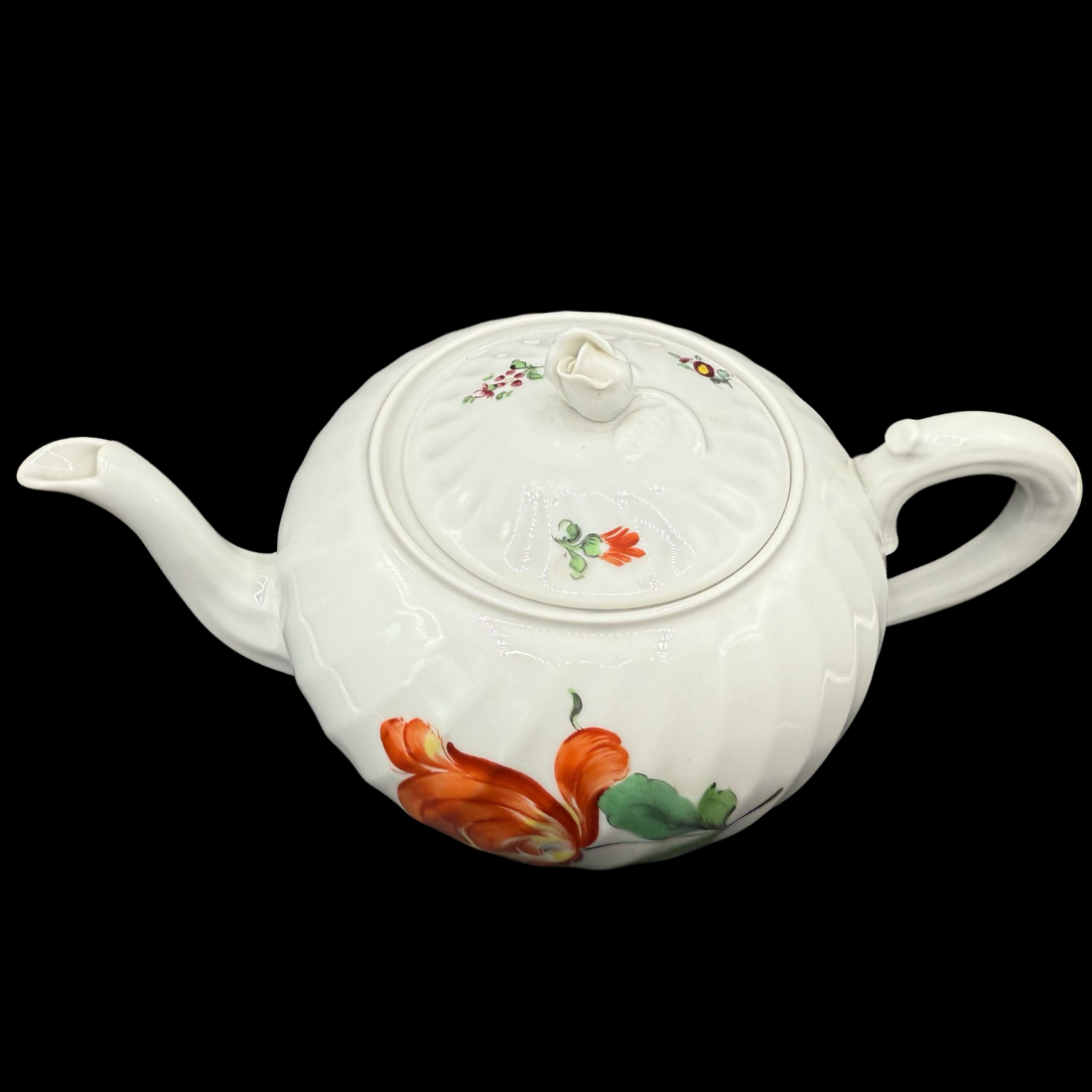 Nymphenburg Welle gerippt: Teekanne / Kanne (15113984540996)