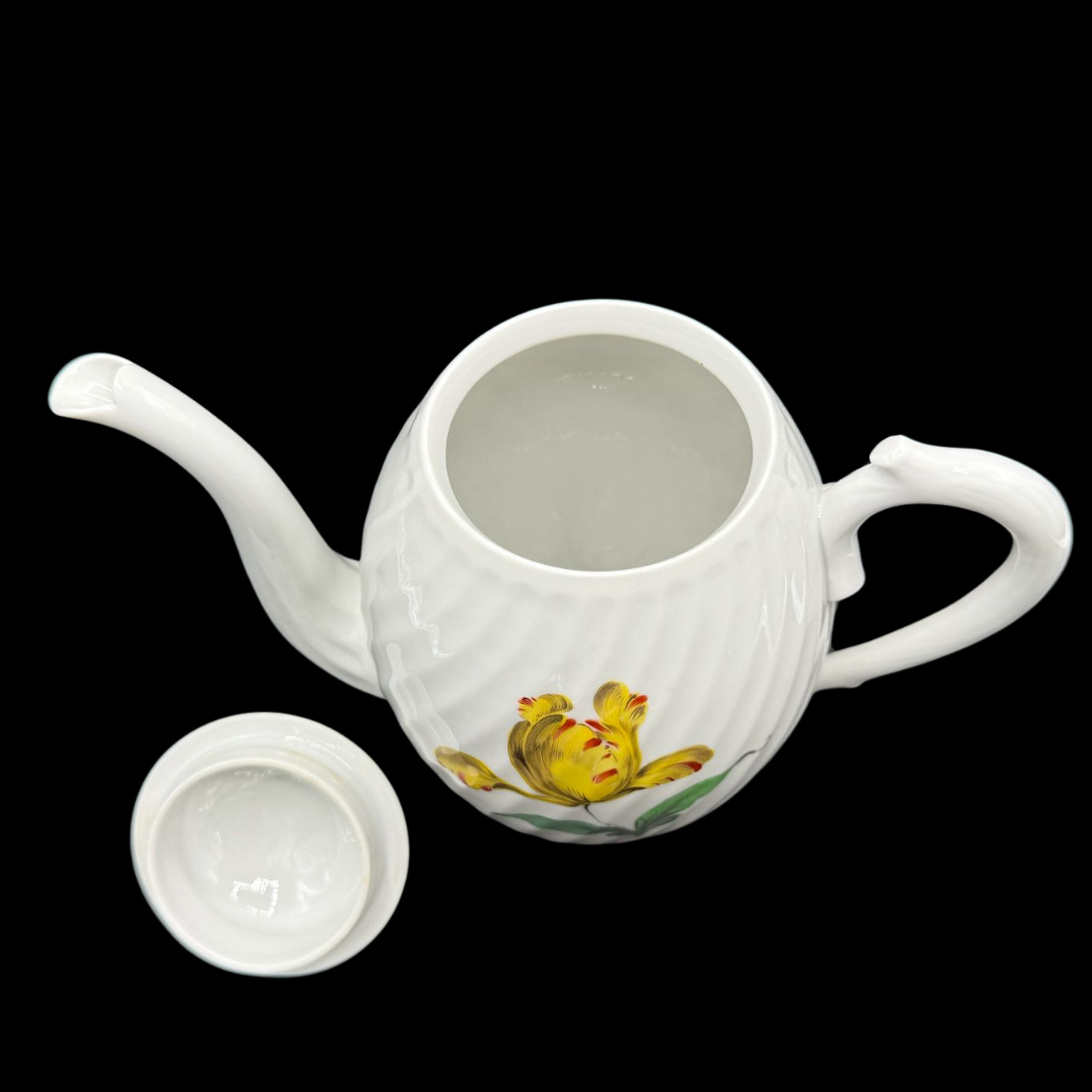 Nymphenburg Welle gerippt: Kaffeekanne / Kanne (15113984901444)