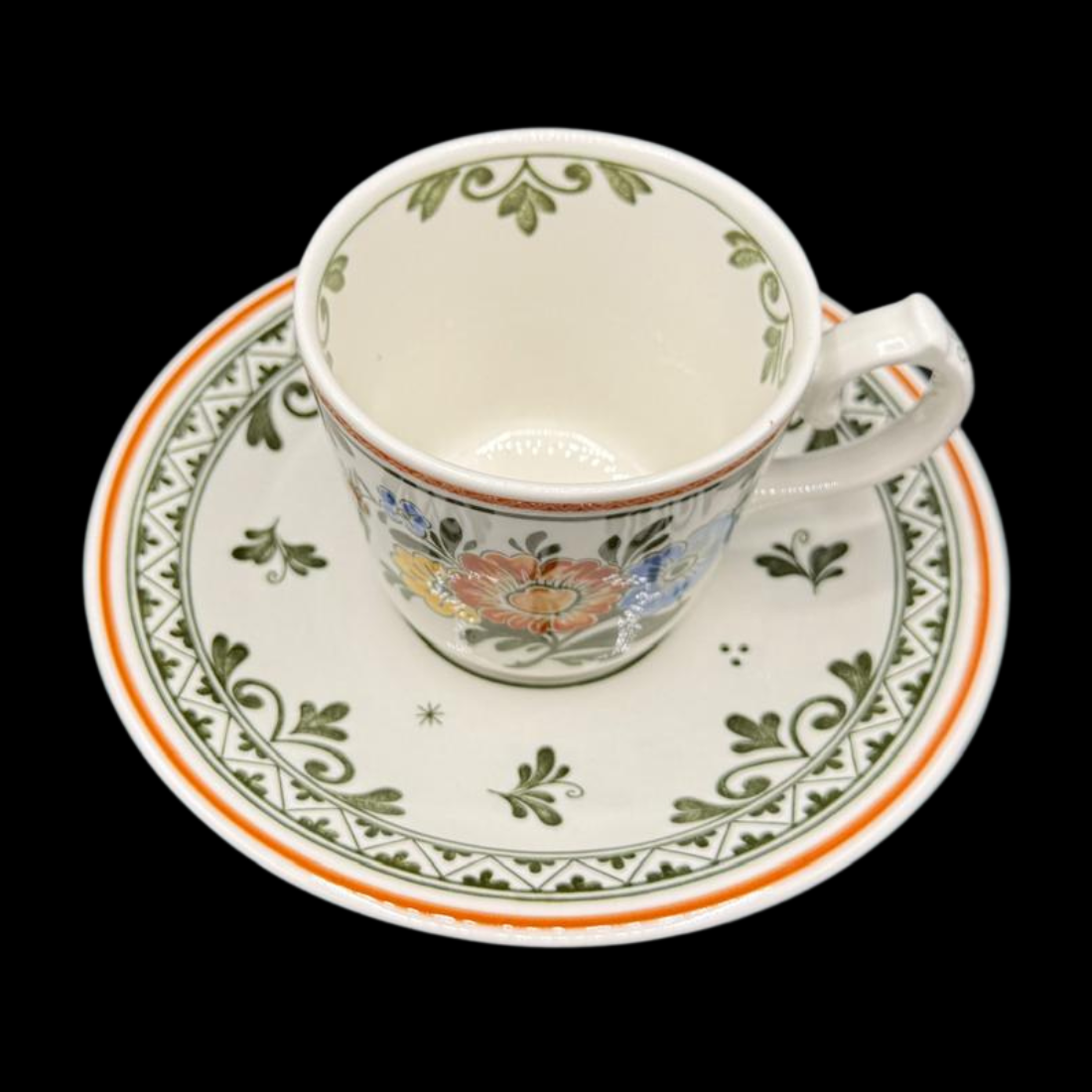 Villeroy & Boch Alt Amsterdam: Kaffeetasse / Tasse mit Unterteller (7120749494409)
