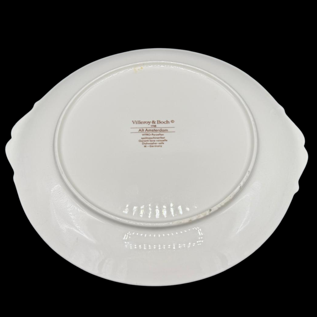 Villeroy & Boch Alt Amsterdam: Kuchenplatte / Platte mit Griffen (7120865886345)