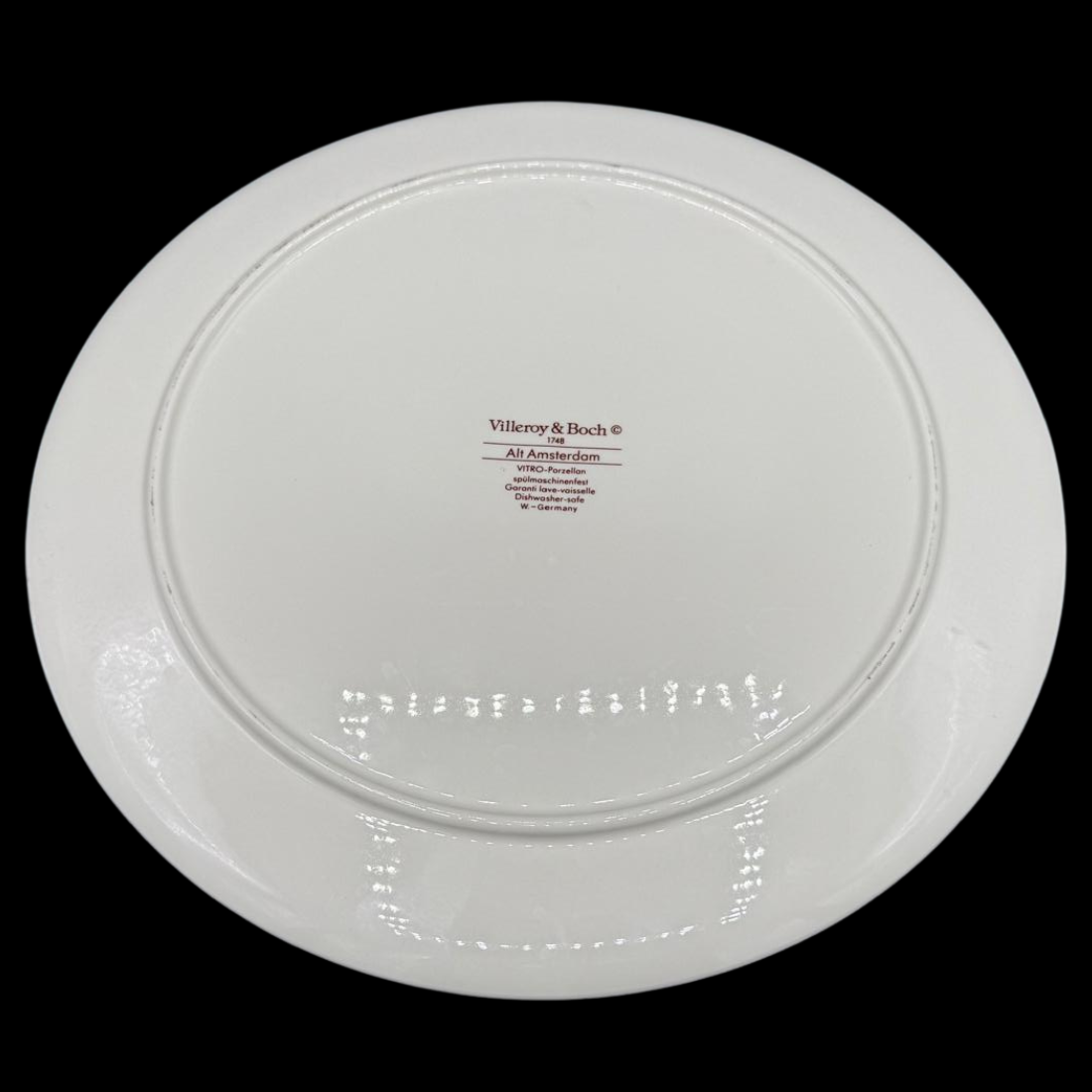 Villeroy & Boch Alt Amsterdam: Tortenplatte / Kuchenplatte flach (7120866017417)
