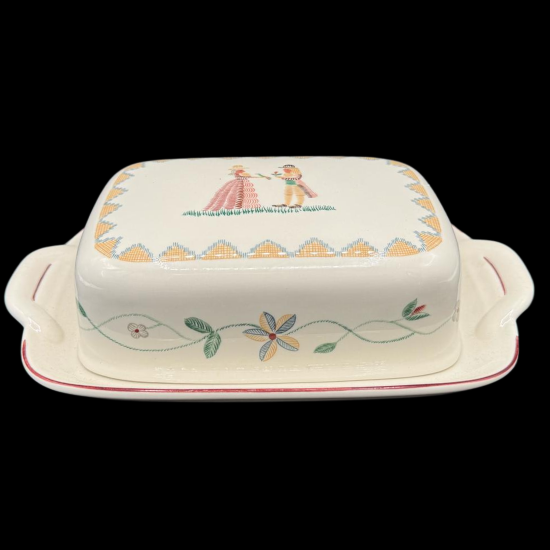 Villeroy & Boch American Sampler: Butterdose (15059640746308)