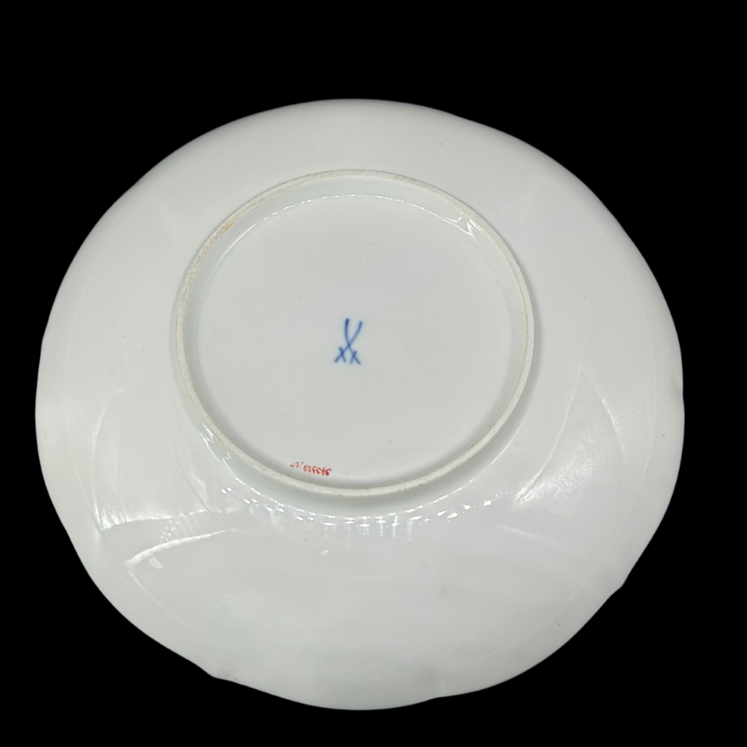 Meissen indisch grün reich: Desserttellerchen (9601001881924)