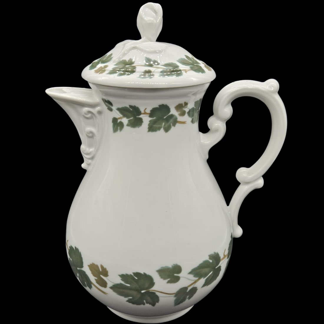 Hutschenreuther Weinblätter: Kaffeekanne / Kanne (15004242870596)