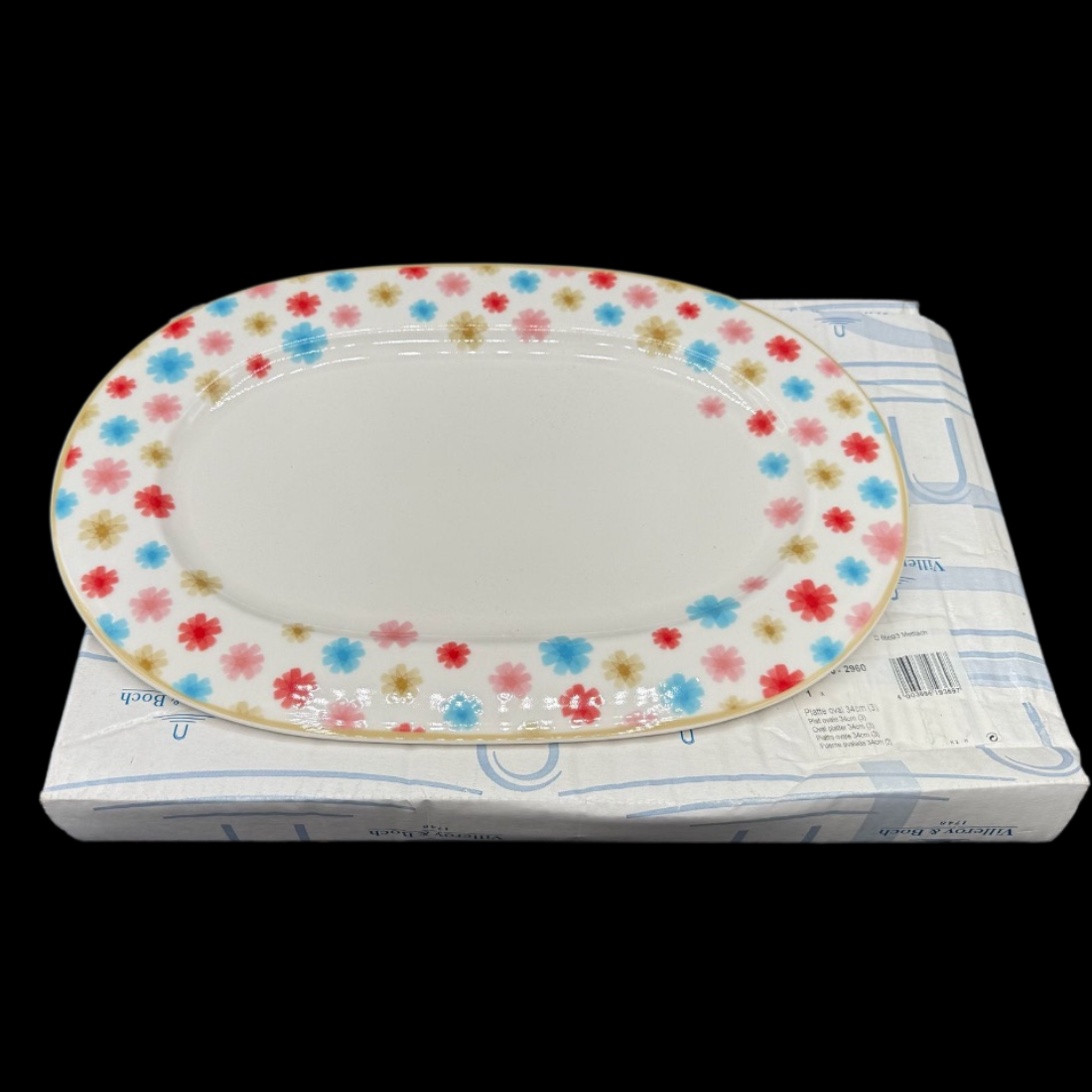 Villeroy & Boch Lina Floral: Fleischplatte / Platte - 34 cm (15048854700356)